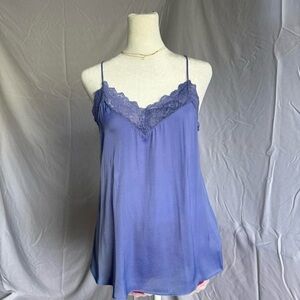 purple lace trim camisole